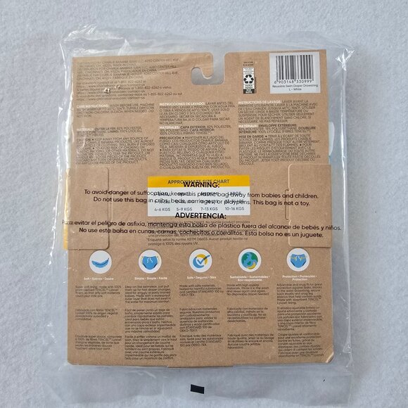 Charlie Banana Reusable Swim Diaper Large L 22-34 lbs Drawstring Baby Toddler - Picture 5 of 7